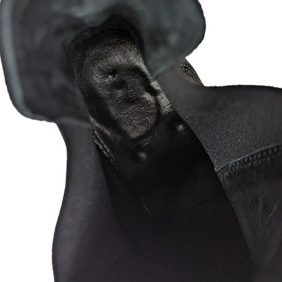 Rag & Bone Ankle Boots Booties Devon Suede Leather Heeled Black Women's 40 - Picture 9 of 15